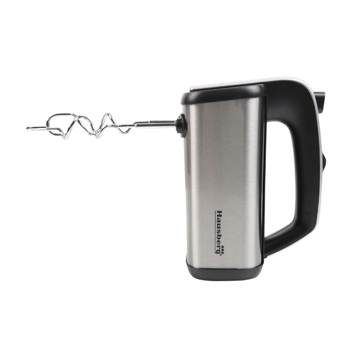HAUSBERG HB-4201NG Handmixer 5 Snelheden 400W Zwart RVS