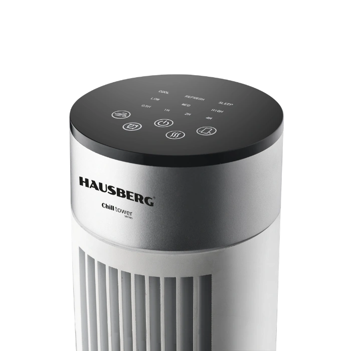 HAUSBERG HB-5952AB 38 Inch Tower Fan with Remote Control & LED Display
