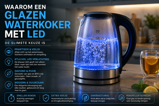 Waarom Een Glazen Waterkoker Met LED De Slimste Keuze Is