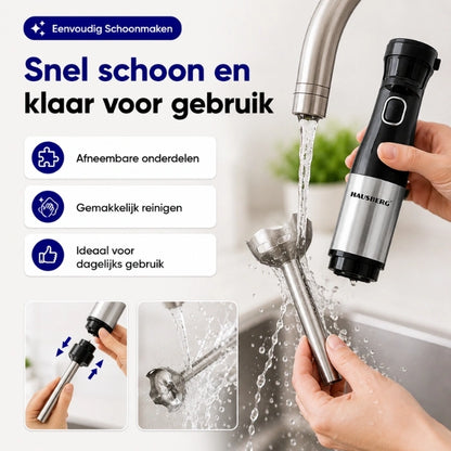 HAUSBERG HB-7704IN Staafmixer 2-in-1 1000W met Garde & Maatbeker