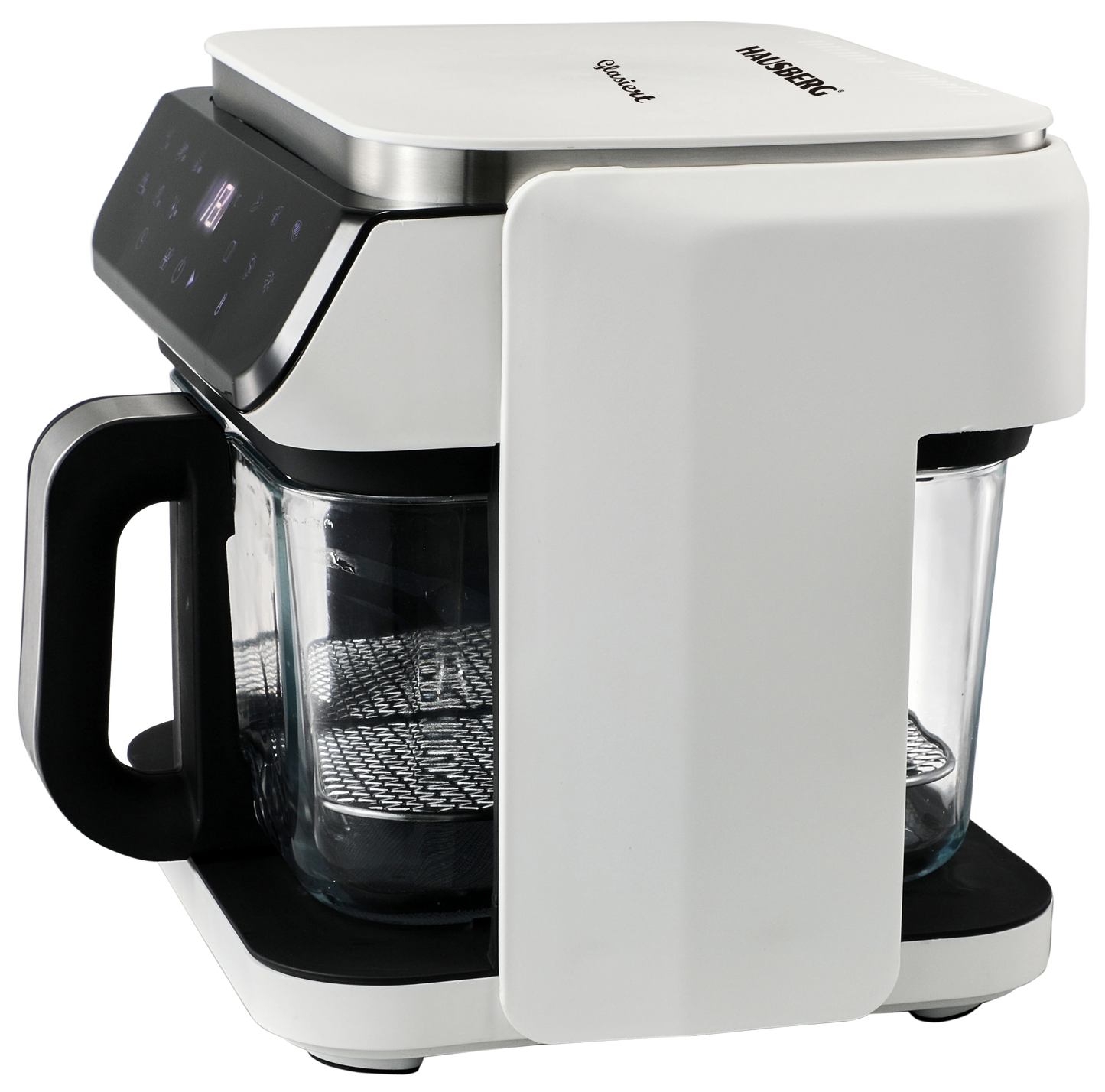 HAUSBERG HB-2343AB Airfryer 6.5L Glazen Mand Wit 1200W