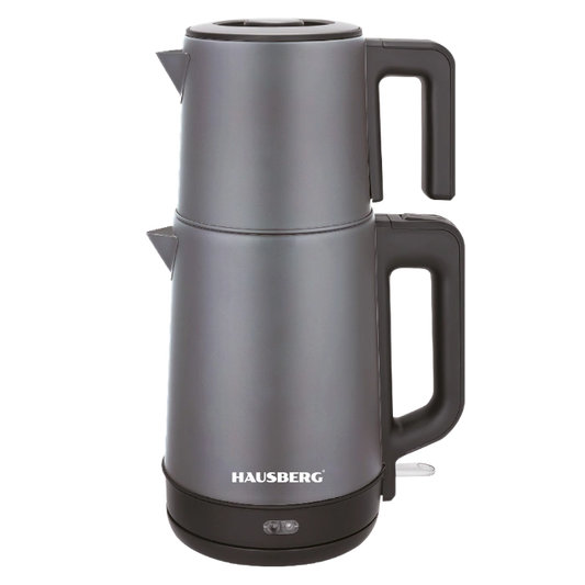 HAUSBERG HB-3636GR Teapot Set 2L Grey Stainless Steel