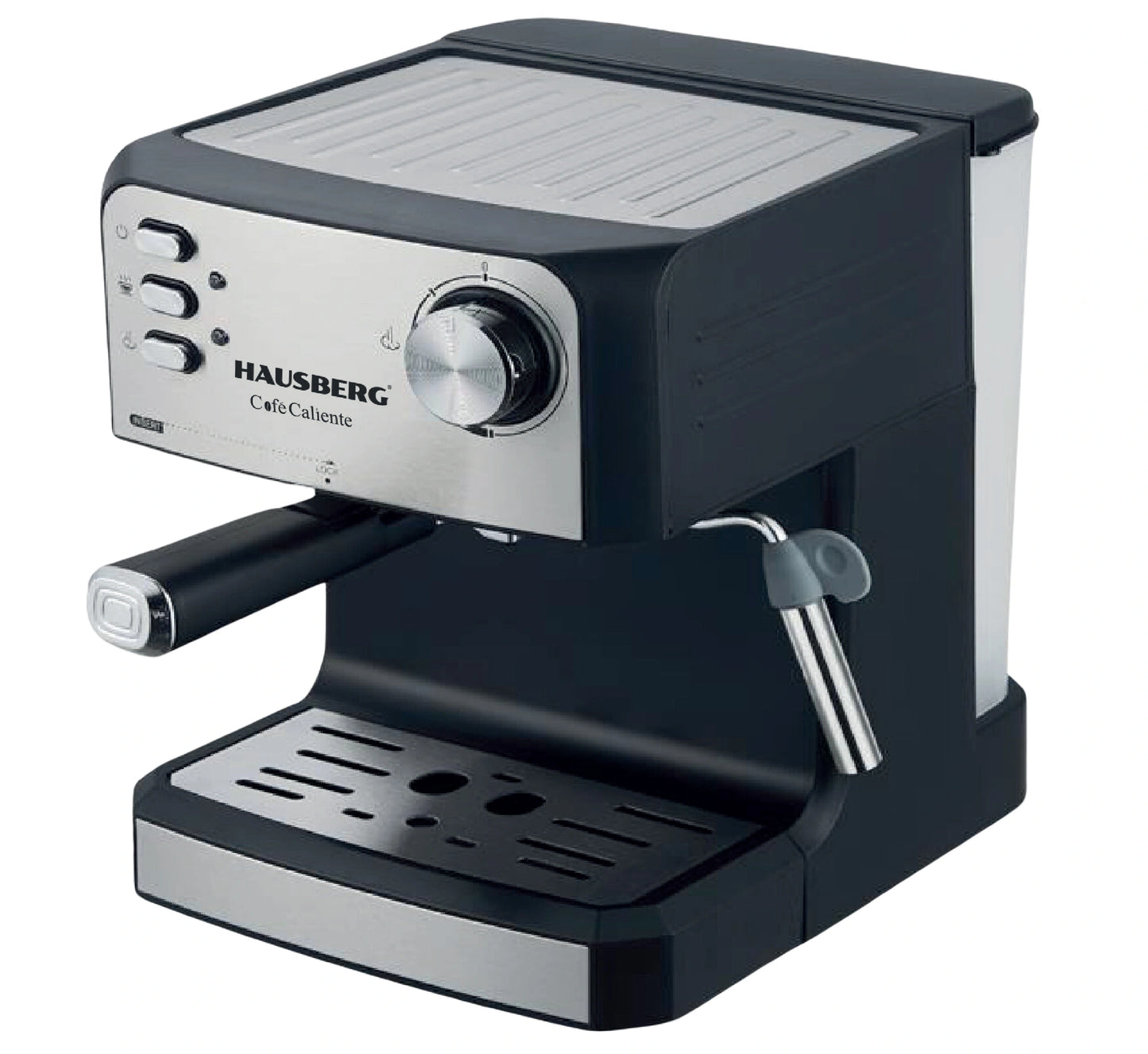 HAUSBERG HB-3723IN Machine à expresso 20 bars inox 1.6L
