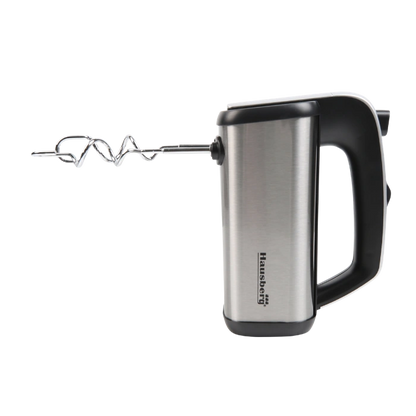 HAUSBERG HB-4201NG Batteur à main 5 vitesses 400W Noir Acier inoxydable