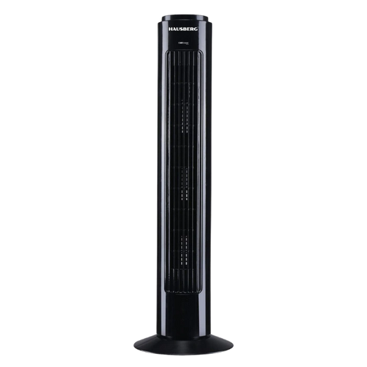 HAUSBERG HB-5950NG Torenventilator met 3 Snelheden & Oscillatie Zwart