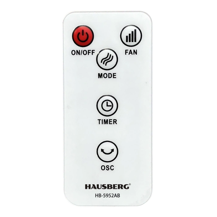 HAUSBERG HB-5952AB Torenventilator 38 Inch met Afstandsbediening & LED Display