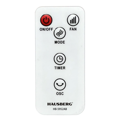 HAUSBERG HB-5952AB Torenventilator 38 Inch met Afstandsbediening & LED Display