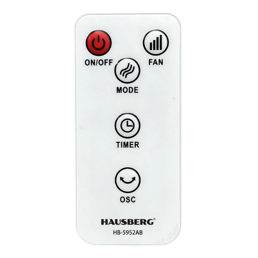 HAUSBERG HB-5952AB Torenventilator 38 Inch met Afstandsbediening & LED Display