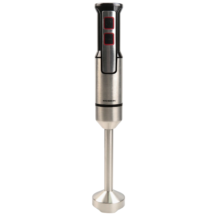 HAUSBERG HB-7668NG Stick Blender 1000W Stainless Steel with 2 Speeds Black
