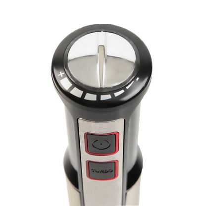 HAUSBERG HB-7668NG Stick Blender 1000W Stainless Steel with 2 Speeds Black